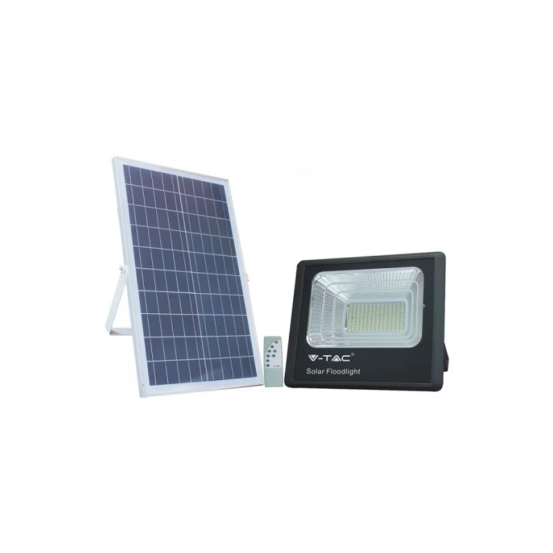 V-TAC VT-200W FARO LED 40W A BATTERIA CON PANNELLO SOLARE E TELECOMANDO - SKU 8577 / 94026 