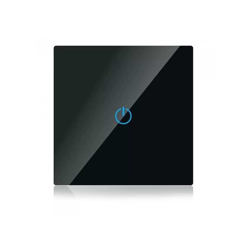V-TAC SMART VT-5003 INTERRUTTORE TOUCH WI-FI COLORE NERO CON 1 TASTO - SKU 8423 
