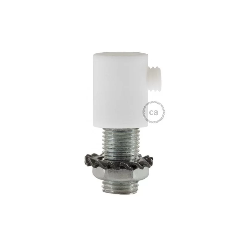 CREATIVE-CABLES SERRACAVO TONDO IN PLASTICA BIANCO 