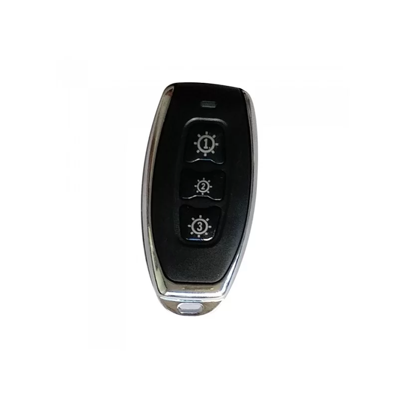 V-TAC VT-5143 INTERRUTTORE WIRELESS TASCABILE 3 GANG SENZA FILI CON LUCE LED IP54 - SKU 8463 