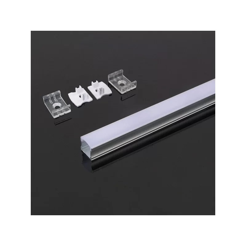 V-TAC VT-8110 PROFILO IN ALLUMINIO PER STRISCE LED - LUNGHEZZA 2 METRI - SKU 3354 