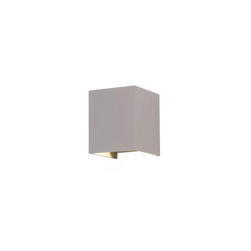 V-TAC VT-759 LAMPADA DA MURO WALL LIGHT GRIGIA CON DOPPIO LED COB 6W - SKU 7080 / 7089 