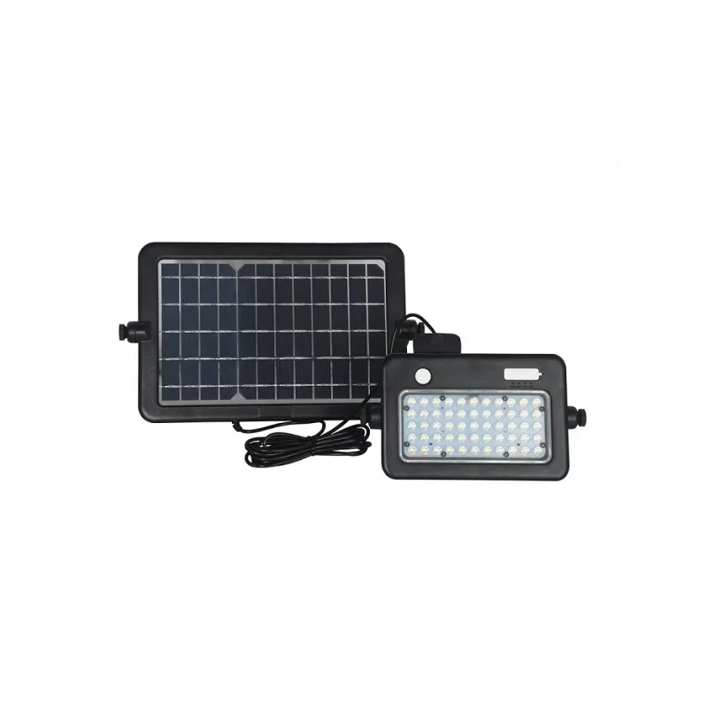 V-TAC VT-788-10 FARO LED 10W A BATTERIA RICARICABILE CON PANNELLO SOLARE - SKU 8674 