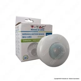 V-TAC VT-8049 SENSORE DI MOVIMENTO A INFRAROSSI PER LAMPADINE - SKU 1355 