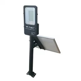 V-TAC VT-ST-200 LAMPADA STRADALE LED CON PANNELLO SOLARE 50W LAMPIONE SMD - SKU 5502 