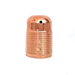 FAI PORTALAMPADA IN METALLO PER LAMPADINE E27 COLORE RAME 