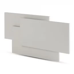 V-TAC VT-712 LAMPADA DA MURO WALL LIGHT LED 12W FORMA RETTANGOLARE COLORE GRIGIO - SKU 8207 