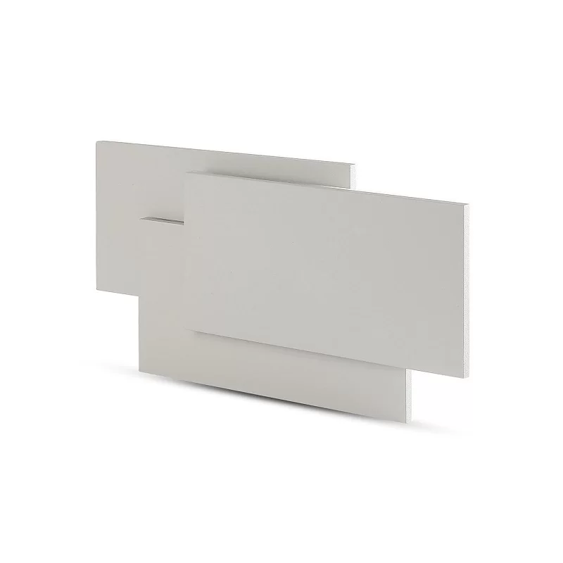 V-TAC VT-712 LAMPADA DA MURO WALL LIGHT LED 12W FORMA RETTANGOLARE COLORE GRIGIO - SKU 8207 