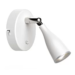 V-TAC VT-805 LAMPADA DA MURO WALL LIGHT LED 4,5W COLORE BIANCO CON INTERRUTTORE - SKU 8675 / 8677 