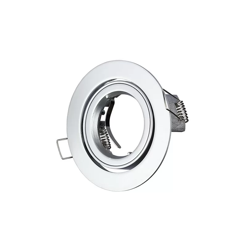 V-TAC VT-775 PORTAFARETTO ORIENTABILE ROTONDO DA INCASSO PER LAMPADINE GU10 E GU5.3 - SKU 3647 