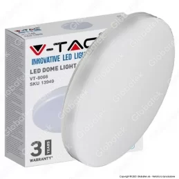 V-TAC VT-8066RD PLAFONIERA LED 25W FORMA CIRCOLARE CHIP SAMSUNG IP44 - SKU 13929 / 13939 / 13949 
