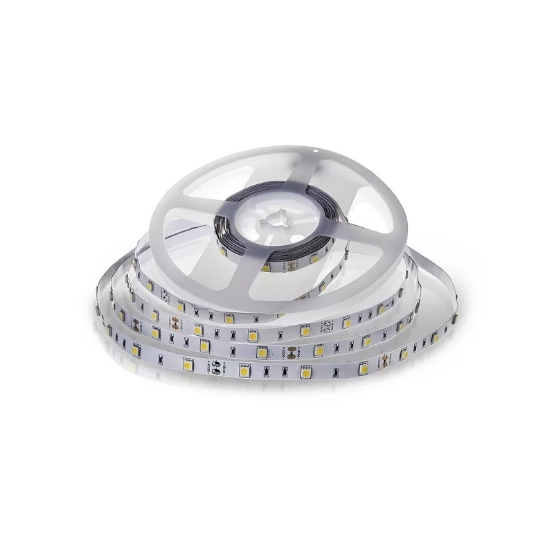 V-TAC VT-5050 STRISCIA LED 5050 MONOCOLORE 30LED/METRO - BOBINA DA 5 METRI - SKU 2135 / 2133 
