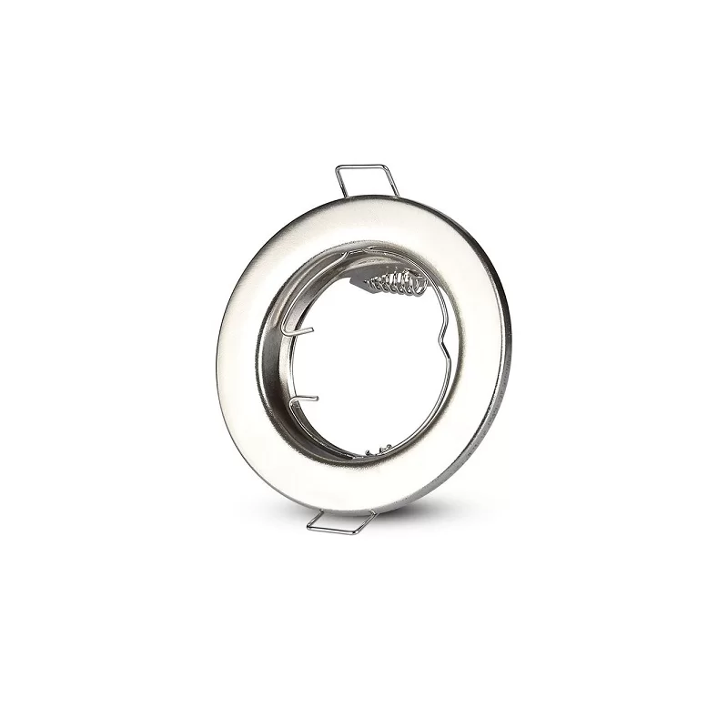 V-TAC VT-778 2 PORTAFARETTI FISSI ROTONDI DA INCASSO PER LAMPADINE GU10 E GU5.3 - SKU 3585 