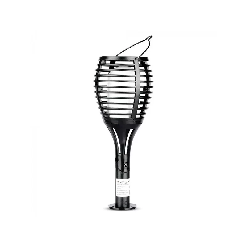 V-TAC VT-719 LANTERNA DA GIARDINO CON LUCE LED E PANNELLO SOLARE - SKU 8558 