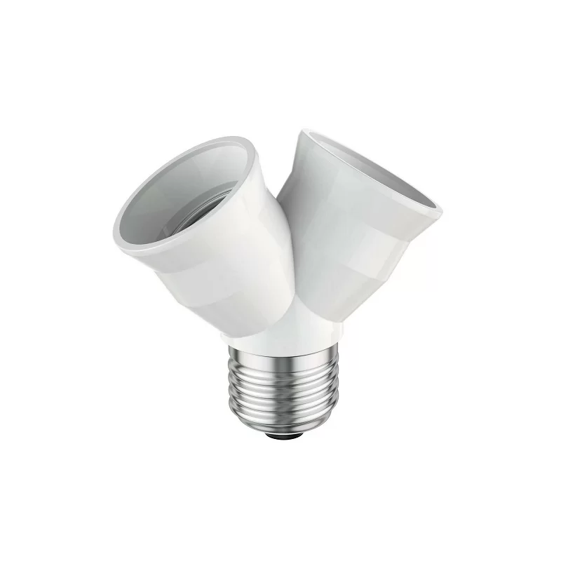 LIFE SDOPPIATORE PER LAMPADINE E27 - MOD. 39.PA2702 