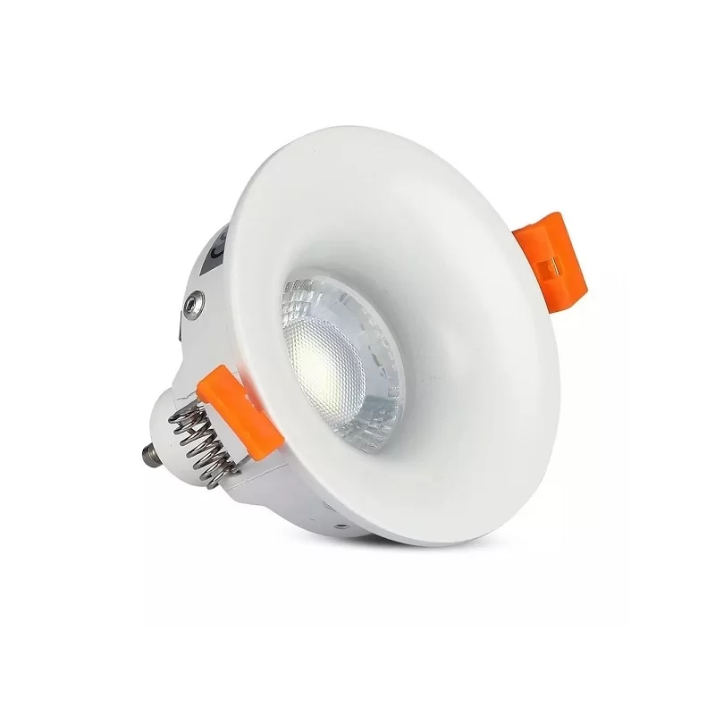 V-TAC VT-876 PORTAFARETTO ROTONDO DA INCASSO PER LAMPADINE GU10 E GU5.3 - SKU 3169 