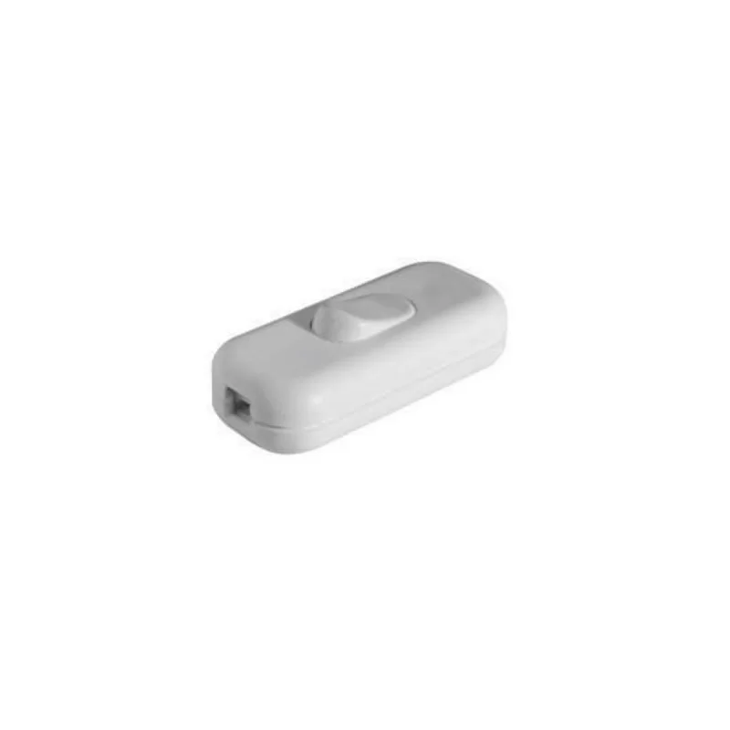 FAI INTERRUTTORE PASSAFILO UNIPOLARE A BILANCIERE COLORE BIANCO - MOD. 1190 