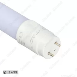 V-TAC VT-9077 SMD TUBO LED NANO PLASTIC T8 G13 14W LAMPADINA 90CM - SKU 6272 / 6262 