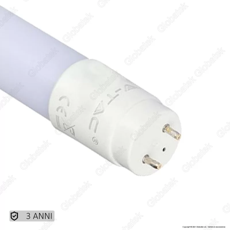 V-TAC VT-9077 SMD TUBO LED NANO PLASTIC T8 G13 14W LAMPADINA 90CM - SKU 6272 / 6262 