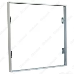 V-TAC SUPPORTO IN METALLO CON CLIP PER MONTAGGIO ESTERNO PANNELLI LED 60X60 - SKU 8156 