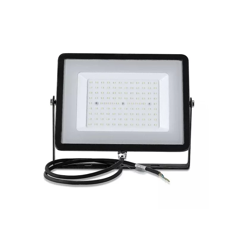 V-TAC PRO VT-100 FARO LED SMD 100W ULTRASOTTILE CHIP SAMSUNG DA ESTERNO COLORE NERO - SKU 412 / 413 / 414 