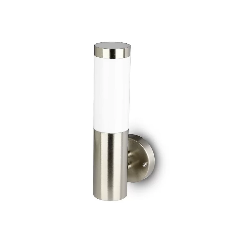 V-TAC VT-833 PORTALAMPADA DA GIARDINO WALL LAMP DA MURO ROTONDO PER LAMPADINE E27 - SKU 8624 