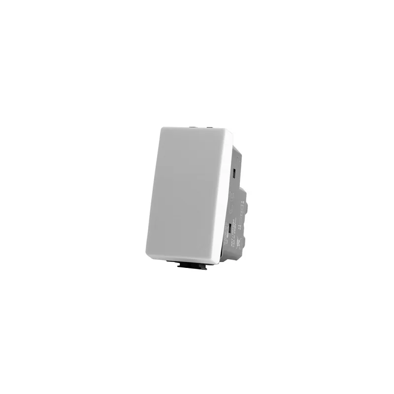 MAPAM INTERRUTTORE UNIPOLARE (16A-250V) BIANCO - MOD. 501B - COMPATIBILE CON BTICINO MATIX 