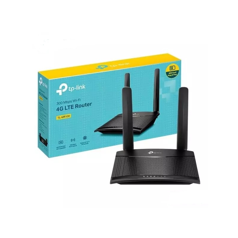 TP-LINK ROUTER 4G LTE WIRELESS 300Mbps MOD. TL-MR100