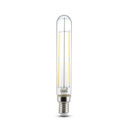 V-TAC VT-2204 LAMPADINA LED E14 4W TUBOLARE 4 FILAMENTI - SKU 2701 / 2702 / 2703 