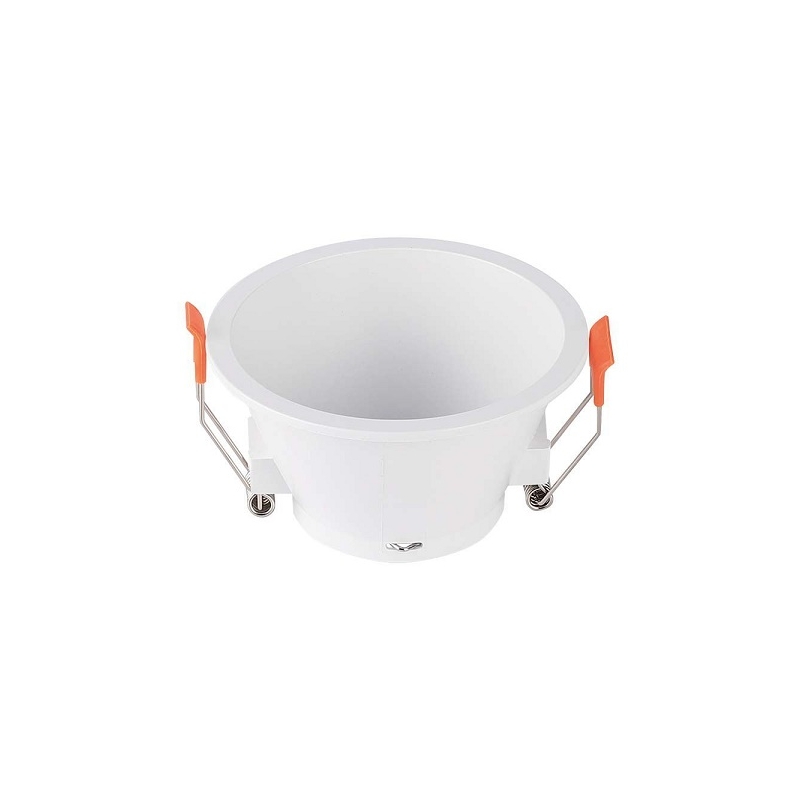 V-TAC VT-925 PORTAFARETTO ROTONDO FISSO DA INCASSO PER LAMPADINE GU10 BIANCO - SKU 6636 