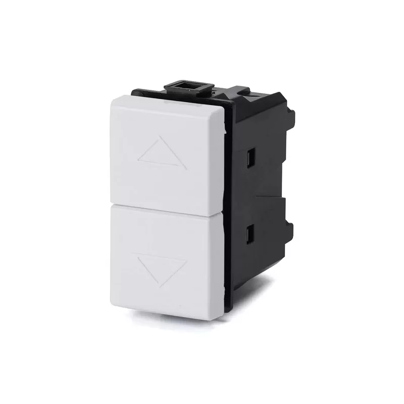 MAPAM DOPPIO PULSANTE (10A-250V) - MOD. 522B - COMPATIBILE CON BTICINO MATIX 
