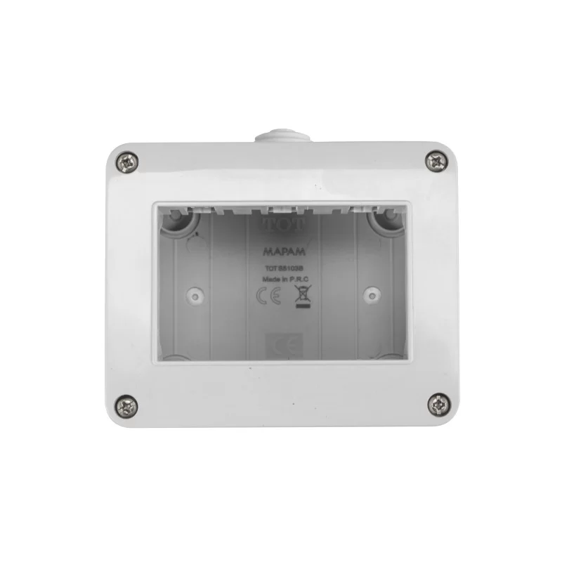 MAPAM SCATOLA DA PARETE 3P - MOD. S5103B - COMPATIBILE CON BTICINO MATIX 