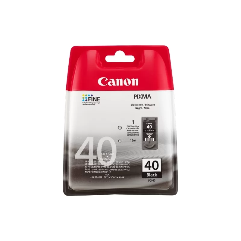 Cartuccia Originale Canon PG-40 Nero 