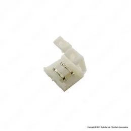 CONNETTORE CONSECUTIVO PER STRISCE LED MONOCOLORE 3528 CLIP 2 PIN - SKU 3503 