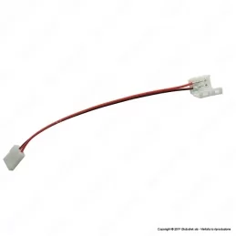 CONNETTORE FLESSIBILE PER STRISCE LED MONOCOLORE 3528 CLIP 2 PIN - SKU 3500 