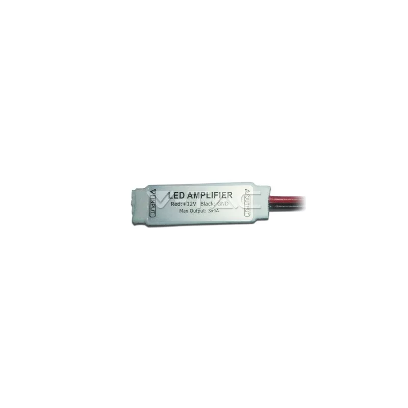 V-TAC MINI AMPLIFICATORE DI SEGNALE PER STRISCE LED RGB - SKU 3018 