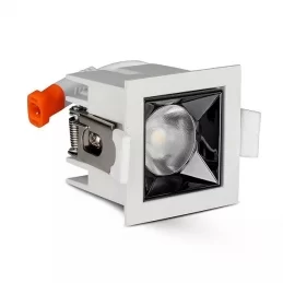 V-TAC PRO VT-2-04 FARETTO LED SMD 4W DA INCASSO QUADRATO 38° CRI-90 CHIP SAMSUNG - SKU 987 / 986 / 985 