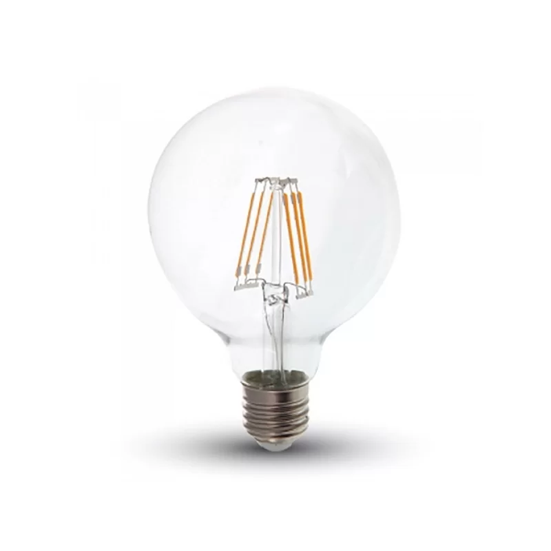 V-TAC PRO VT-286 LAMPADINA LED E27 6W GLOBO G95 CHIP SAMSUNG - SKU 294 