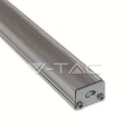 V-TAC PROFILO IN ALLUMINIO PER STRISCE LED MOD. 9981 - LUNGHEZZA 1 METRO - SKU 9981 / 9982 
