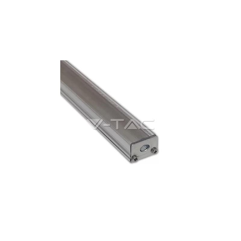 V-TAC PROFILO IN ALLUMINIO PER STRISCE LED MOD. 9981 - LUNGHEZZA 1 METRO - SKU 9981 / 9982 