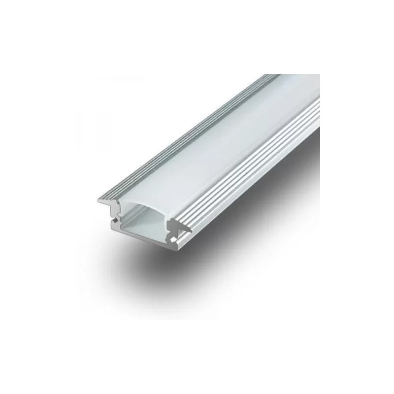 V-TAC PROFILO IN ALLUMINIO PER STRISCE LED MOD. 9990 - LUNGHEZZA 1 METRO - SKU 9990 