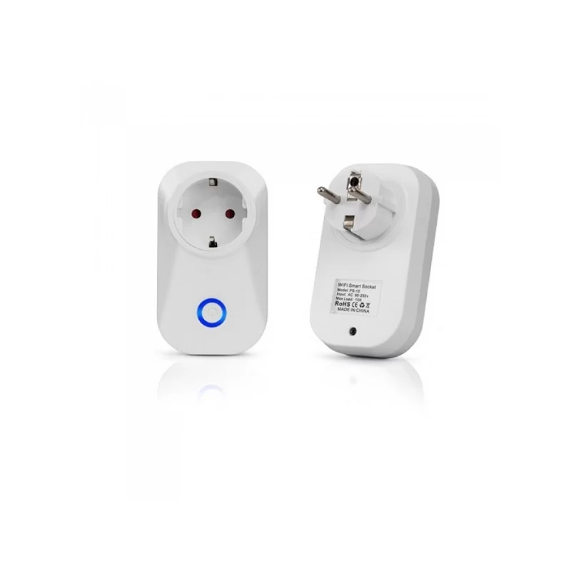 V-TAC SMART VT-5001 PRESA 10A SCHUKO WI-FI CON SPINA SCHUKO - SKU 8415 