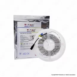 V-TAC STRISCIA LED 5050 MONOCOLORE 60LED/METRO - BOBINA DA 5 METRI - SKU 2547 / 2122 / 2143 / 2126 