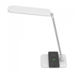 V-TAC VT-1027 LAMPADA DA TAVOLO LED 16W MULTIFUNZIONE CON STAZIONE DI RICARICA WIRELESS - SKU 8519 