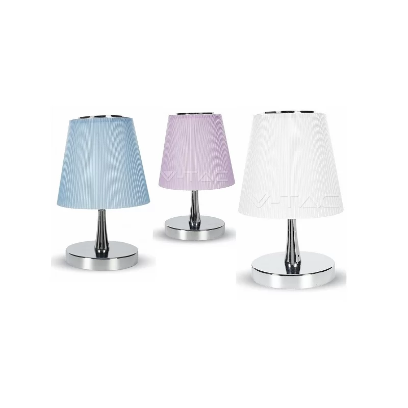 V-TAC VT-1035 LAMPADA DA TAVOLO LED 5W TOUCH DIMMERABILE BASE CROMATA - SKU 8501 / 8502 / 8503 