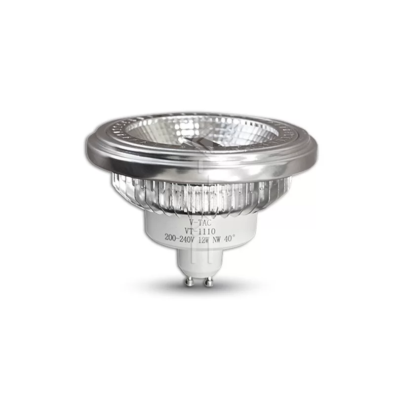 V-TAC VT-1112 LAMPADINA LED AR111 GU10 12W FARETTO DA INCASSO - SKU 4224 / 4223 / 4225 