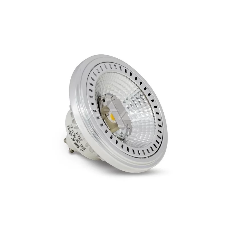 V-TAC VT-1112D LAMPADINA LED AR111 GU10 12W FARETTO DIMMERABILE - SKU 7234 / 7235 / 7236 