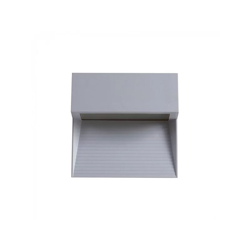 V-TAC VT-1172 FARETTO SEGNAPASSO LED A MONTAGGIO SUPERFICIALE QUADRATO 3W PER ESTERNO GRIGIO - SKU 1400 / 1401 