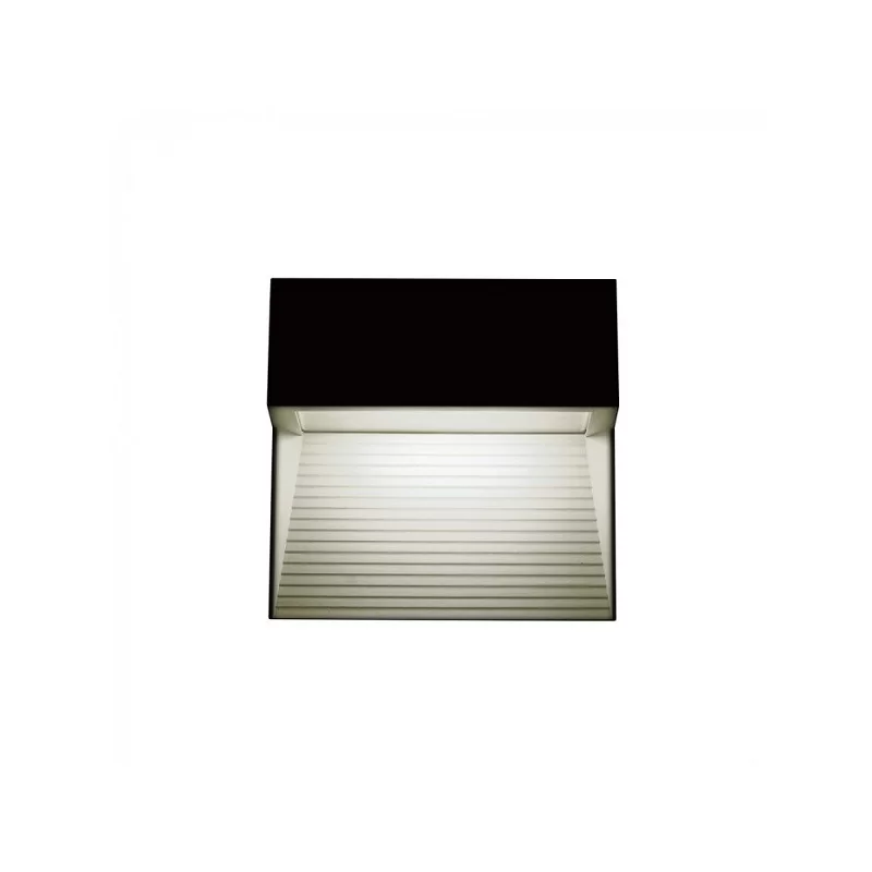 V-TAC VT-1172 FARETTO SEGNAPASSO LED A MONTAGGIO SUPERFICIALE QUADRATO 3W PER ESTERNO NERO - SKU 1398 / 1399 