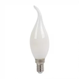 V-TAC VT-1927 LAMPADINA LED E14 4W CANDELA FIAMMA WHITE FILAMENTO - SKU 7104 / 7105 / 7106 